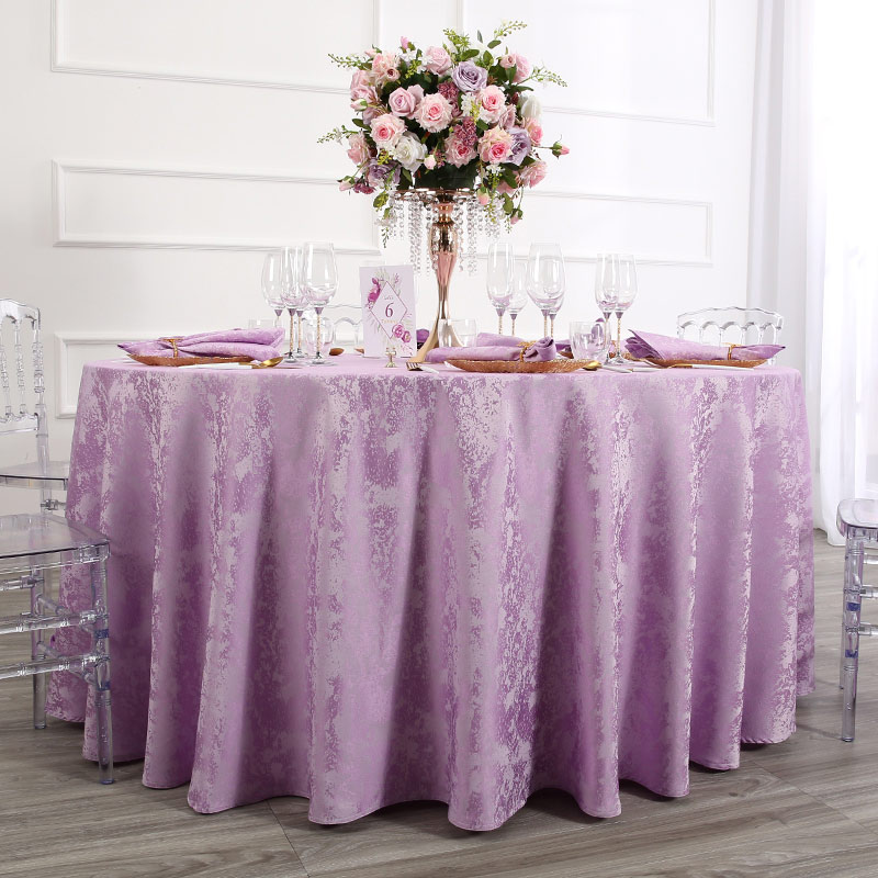 pink table cloth 